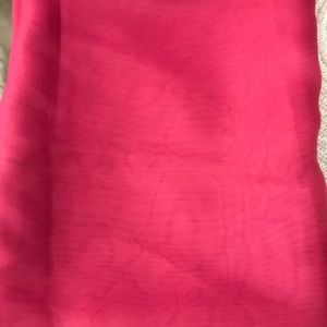 NWOT MAGENTA PINK 2 Sheer Curtain Panels